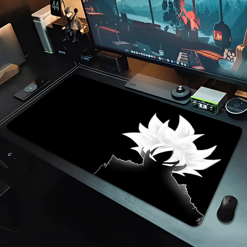 Gaming Accessories Keyboards - DBZ Black Anime Mouse Pad Dragon