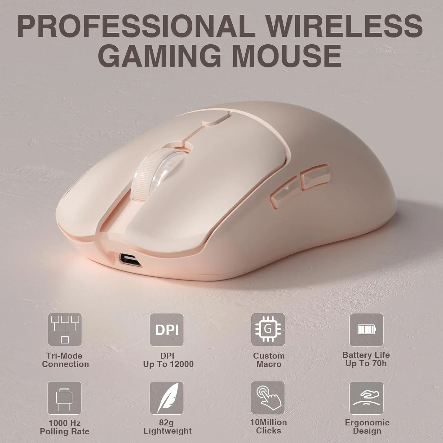 Gaming Accessories For Laptop - AULA SC580X Tri-mode Wireless Gaming Mouse