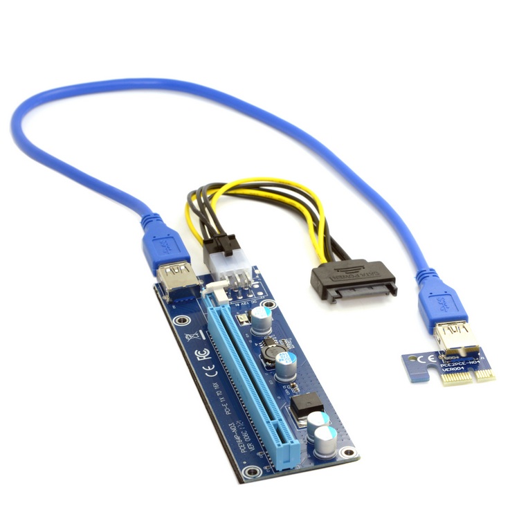 Vertical Gpu Bracket - PCIe Express Riser Card 1x to