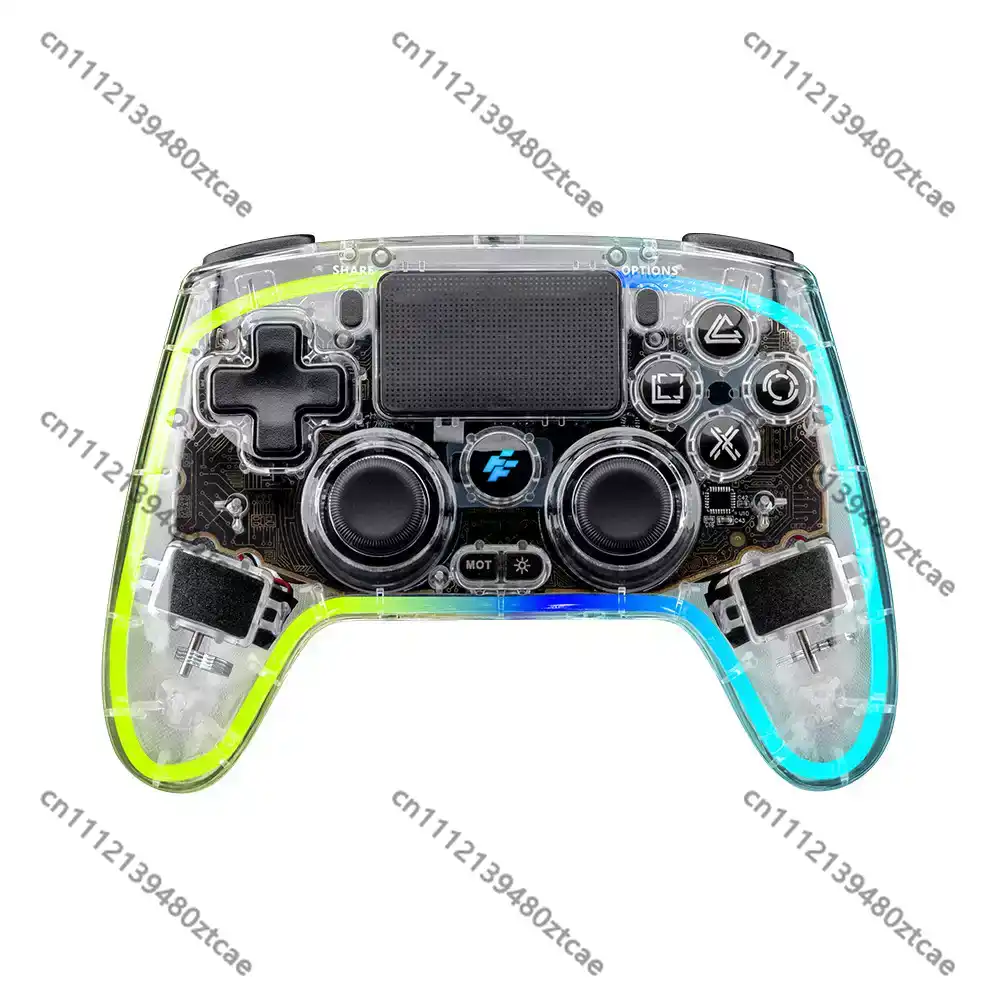 Transparent Wireless Game Cont - Gaming Hardware And Accessories 评论和价格
