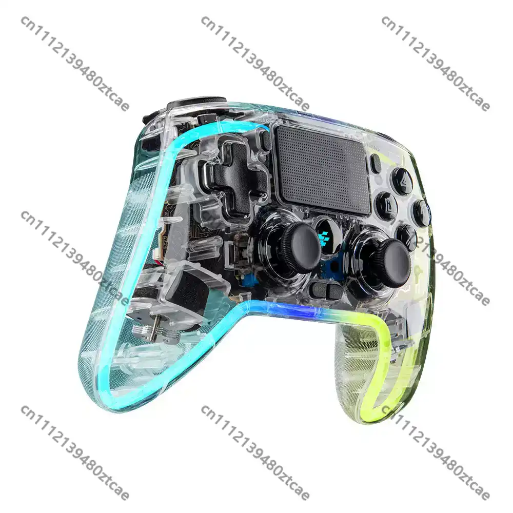 Transparent Wireless Game Cont - Gaming Hardware And Accessories 评论和价格