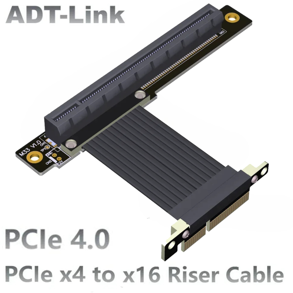 PCI-E 4.0 X4 to X16 Riser Jump - Vertical Gpu Bracket 评论和价格