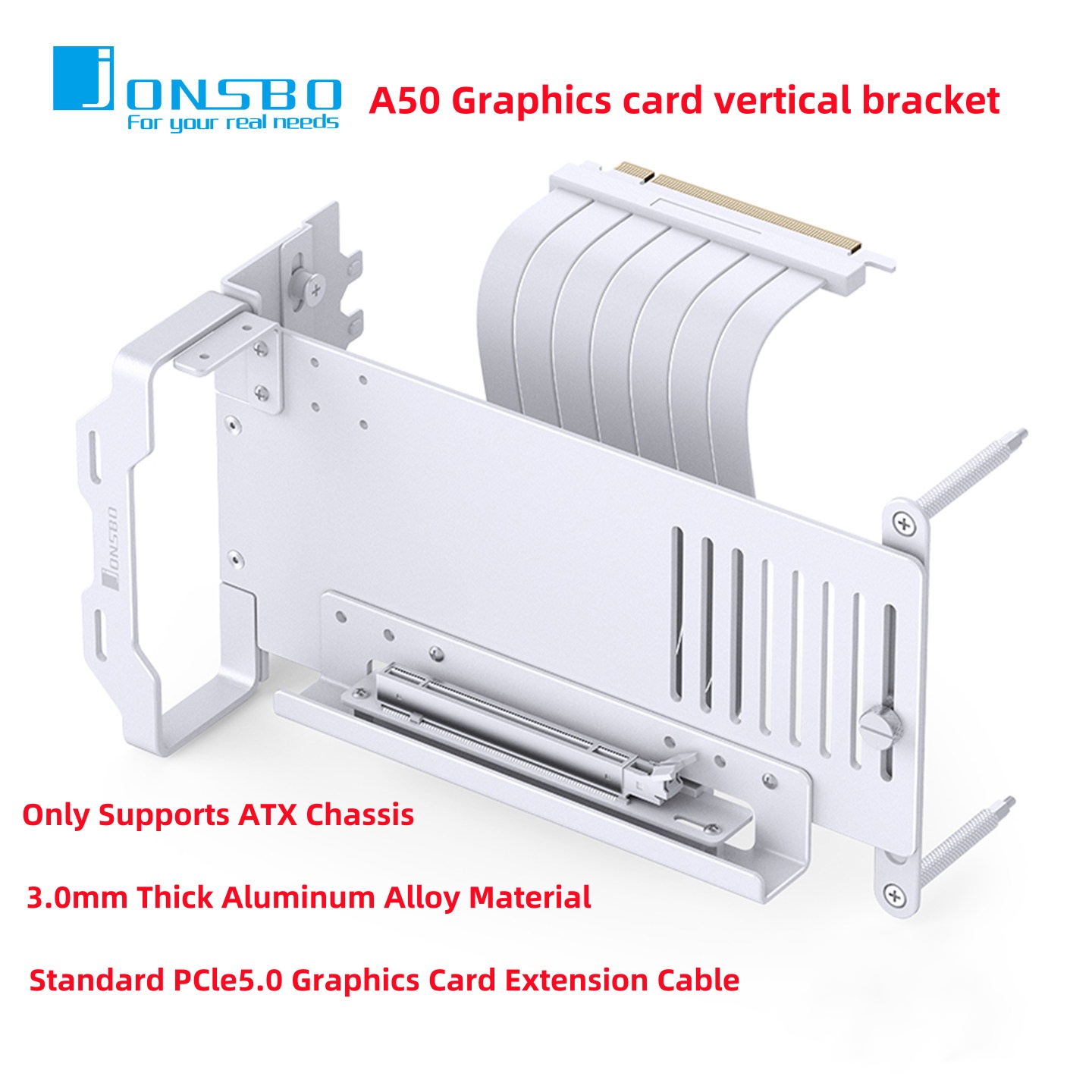 JONSBO A50 Aluminum GPU Vertic - Vertical Gpu Bracket 评论和价格