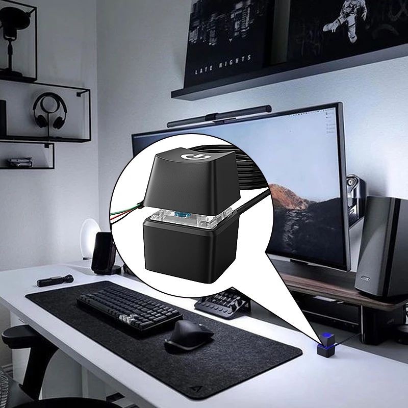 LDPCSJ Round LED Desktop Power - Gaming Hardware And Accessories 评论和价格