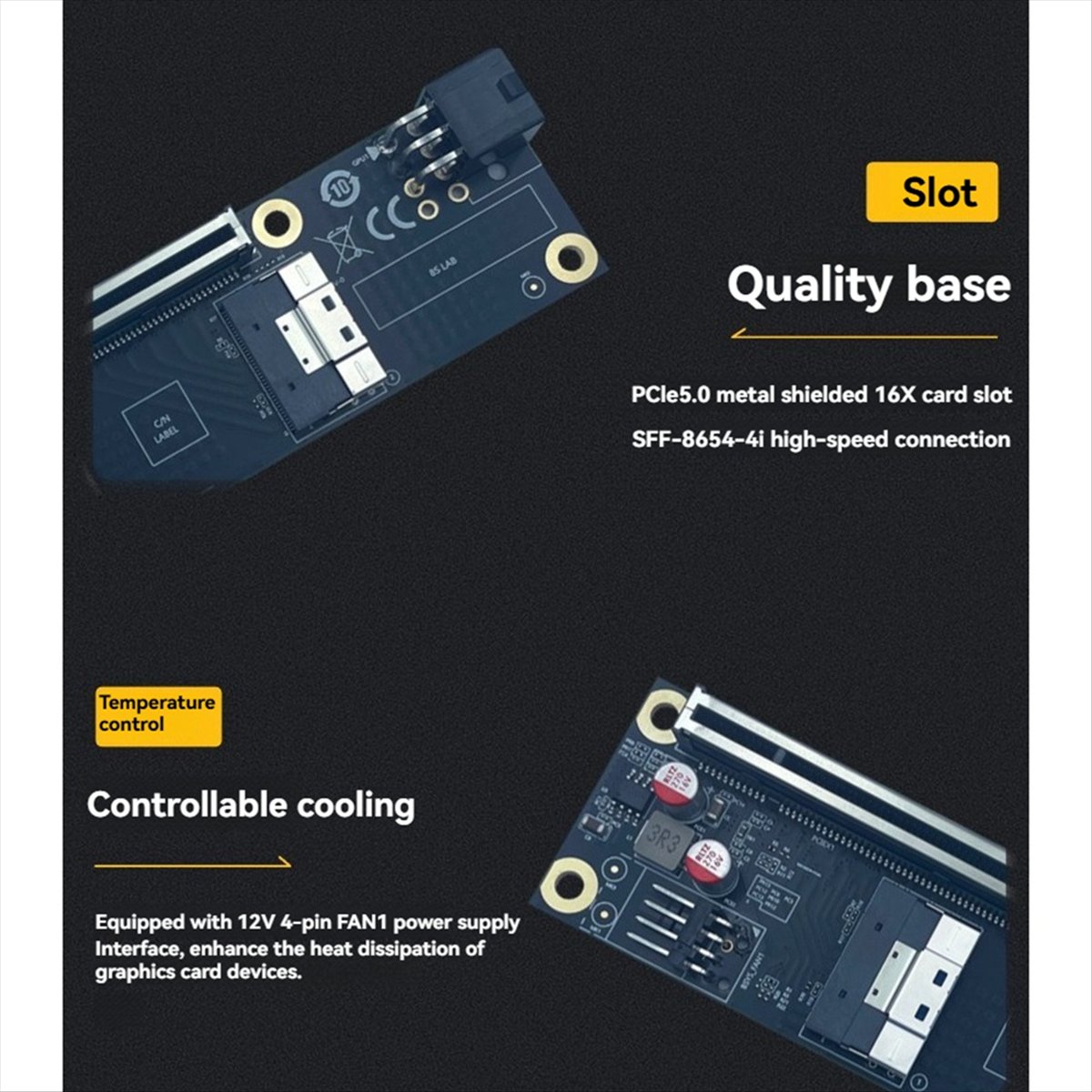 A10I 2 Port PCI-E 4.0 X16 to S - Vertical Gpu Bracket 评论和价格