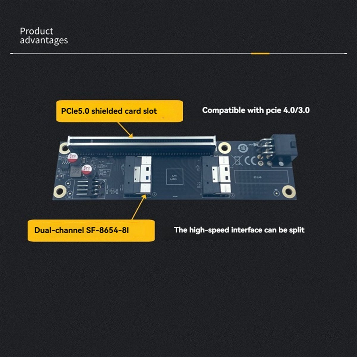 A10I 2 Port PCI-E 4.0 X16 to S - Vertical Gpu Bracket 评论和价格