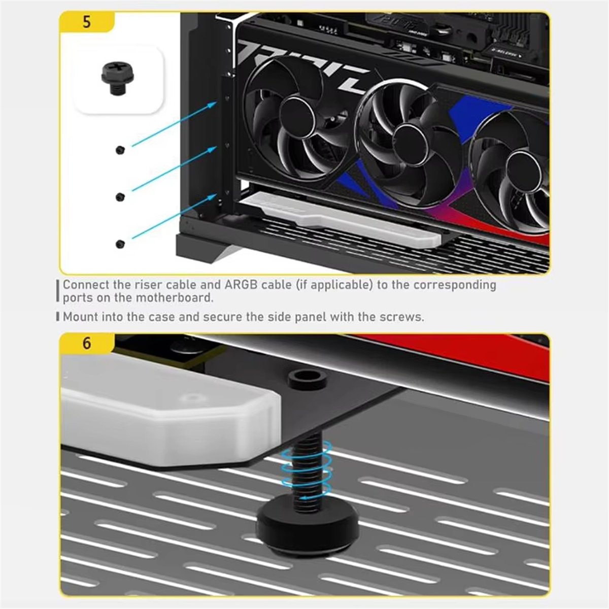 A14M Vertical GPU Mounting Bra - Vertical Gpu Bracket 评论和价格