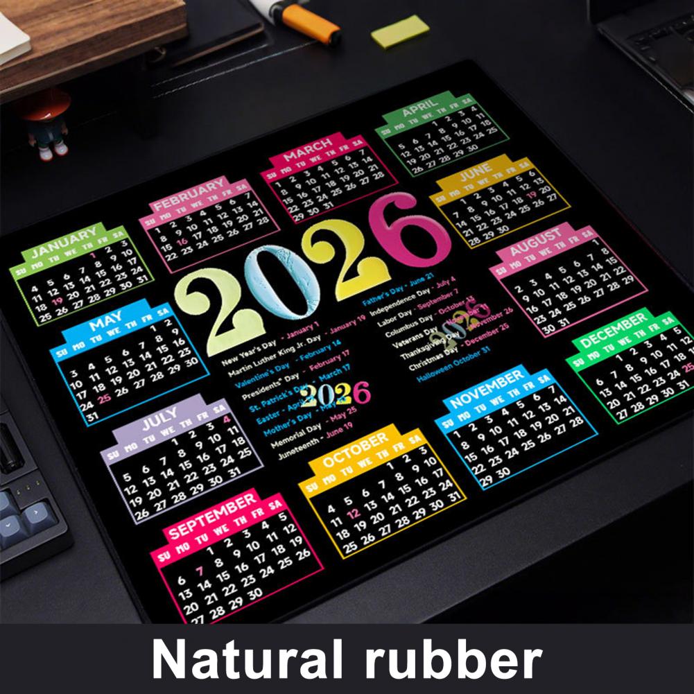 2026 Calendar Mouse Pad Waterp - Gaming Accessories For Laptop 评论和价格