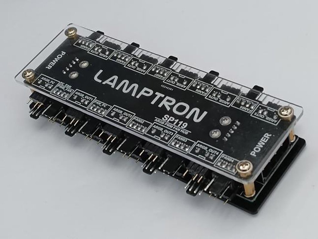 LAMPTRON 20-Way ARGB PWM Fan H - Gaming Hardware And Accessories 评论和价格