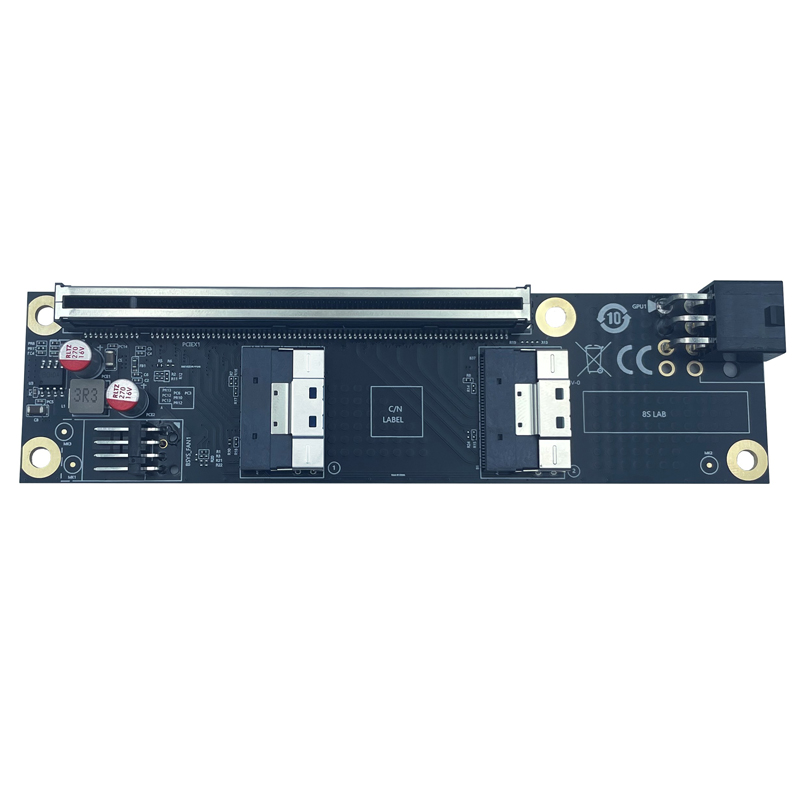 NEW 2 Port SlimSAS 8i x2 to PC - Vertical Gpu Bracket 评论和价格