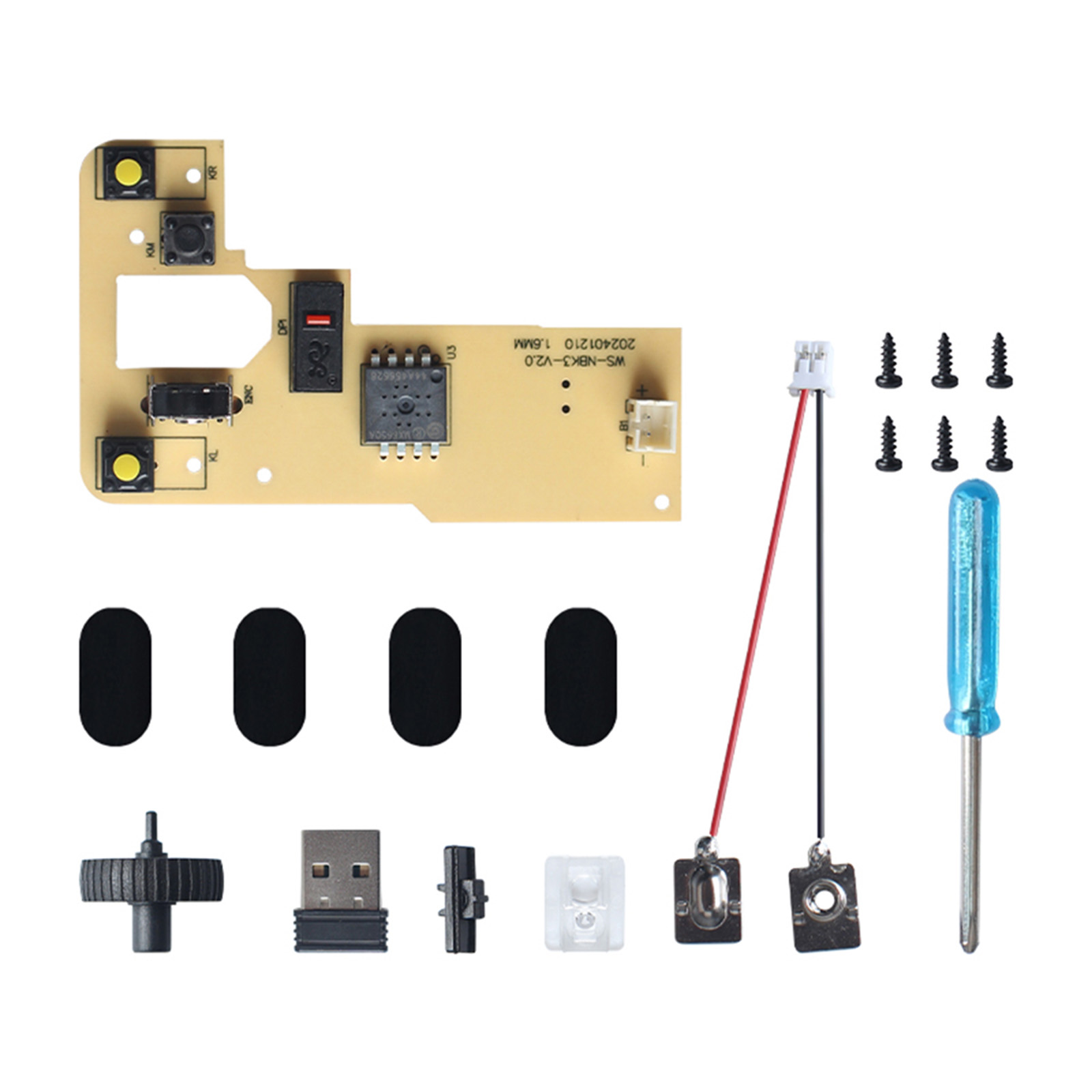 1 Set DIY Wireless Mouse Print - Gaming Hardware And Accessories 评论和价格