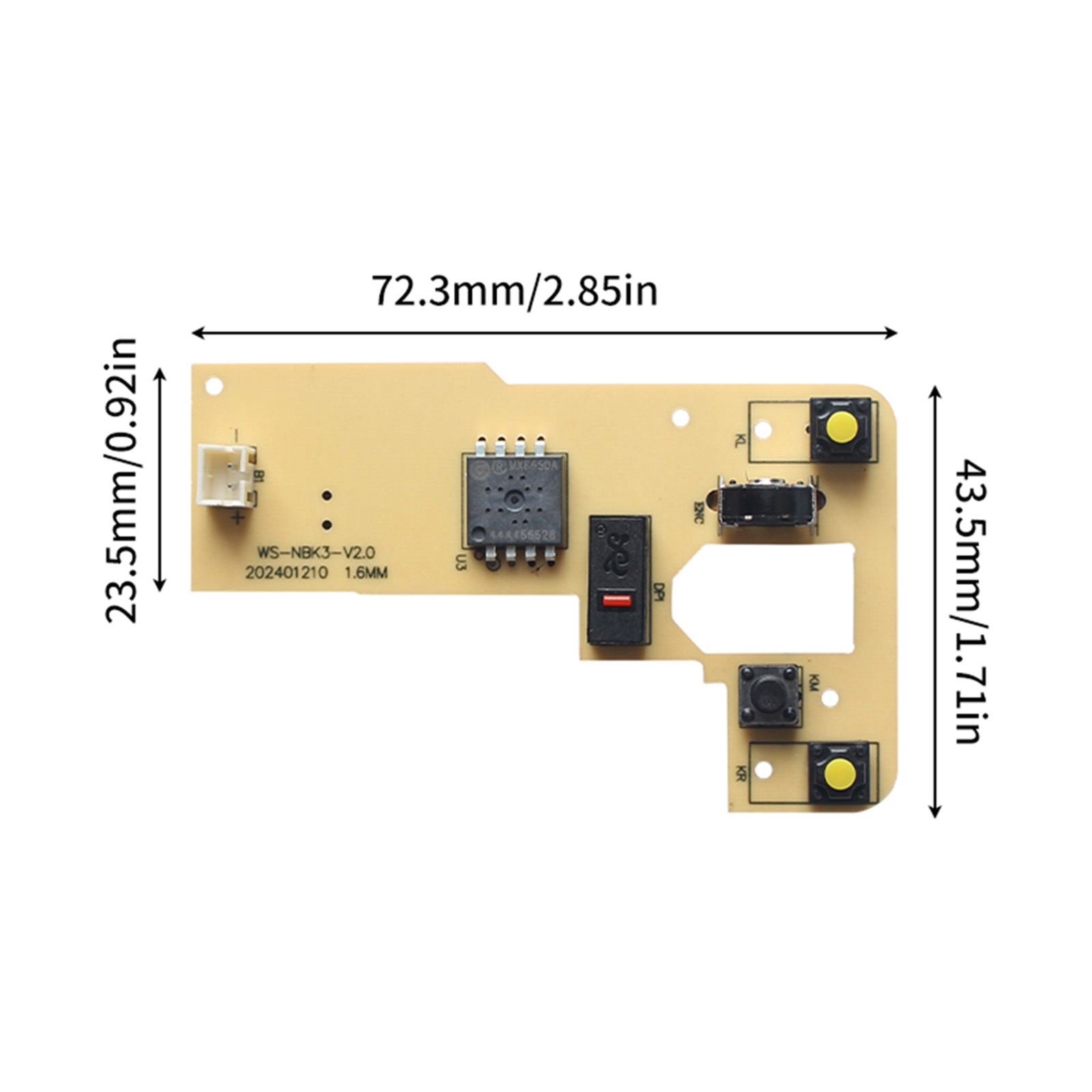 1 Set DIY Wireless Mouse Print - Gaming Hardware And Accessories 评论和价格
